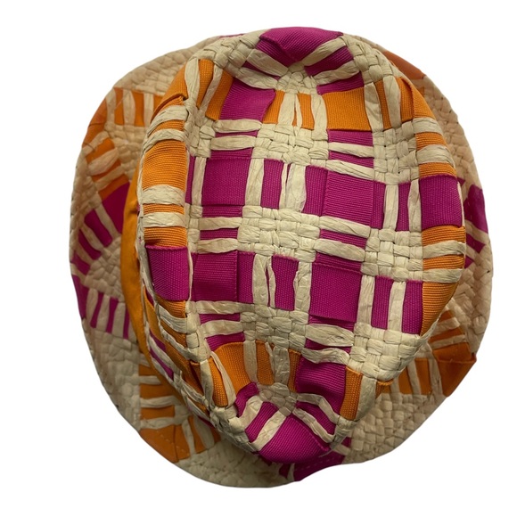 Peter Grim Fedora, Sun, hat, flexible,adjustable,pink,orange,tan,OS - Picture 3 of 7